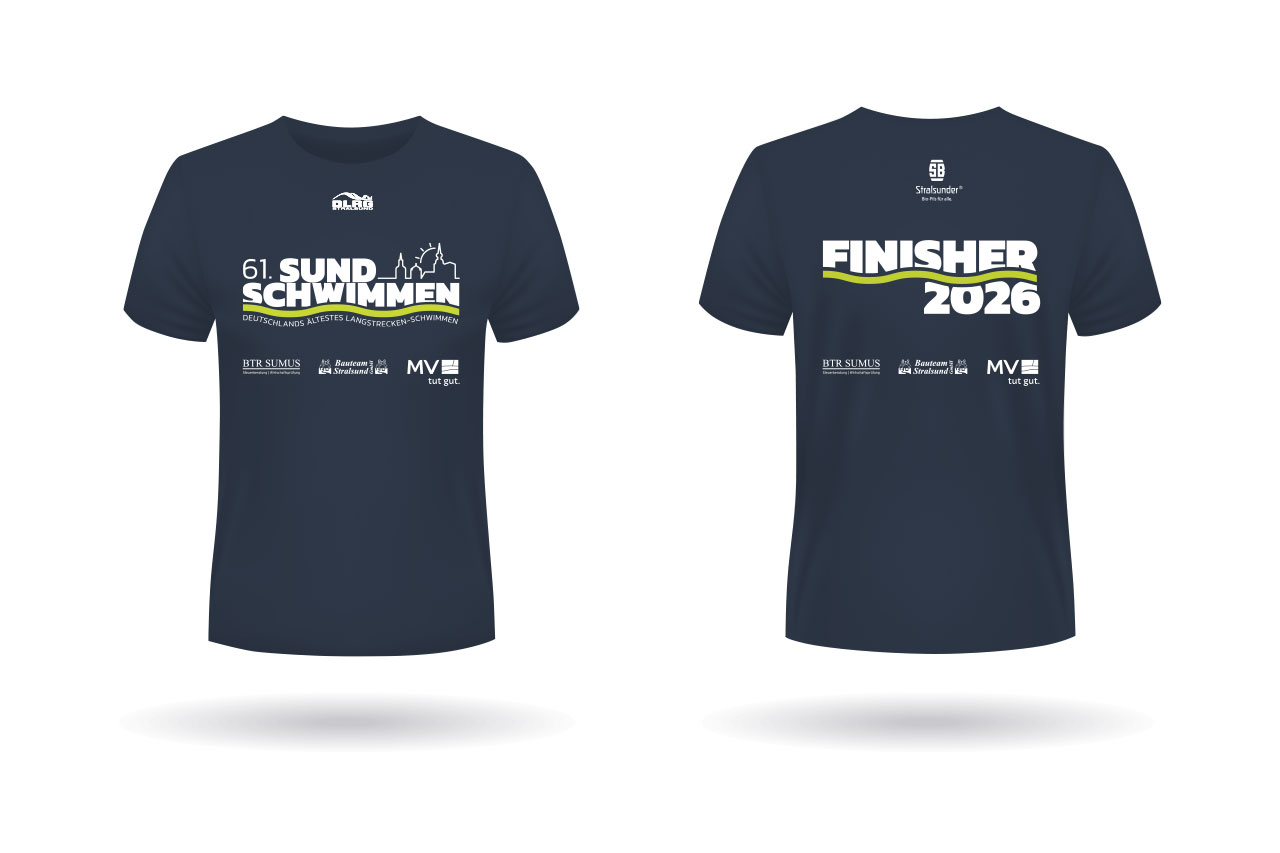 Finisher-Shirt des 61. Sundschwimmen 2026